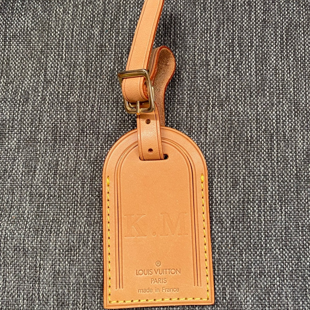 Louis Vuitton Natural Leather Luggage Tag